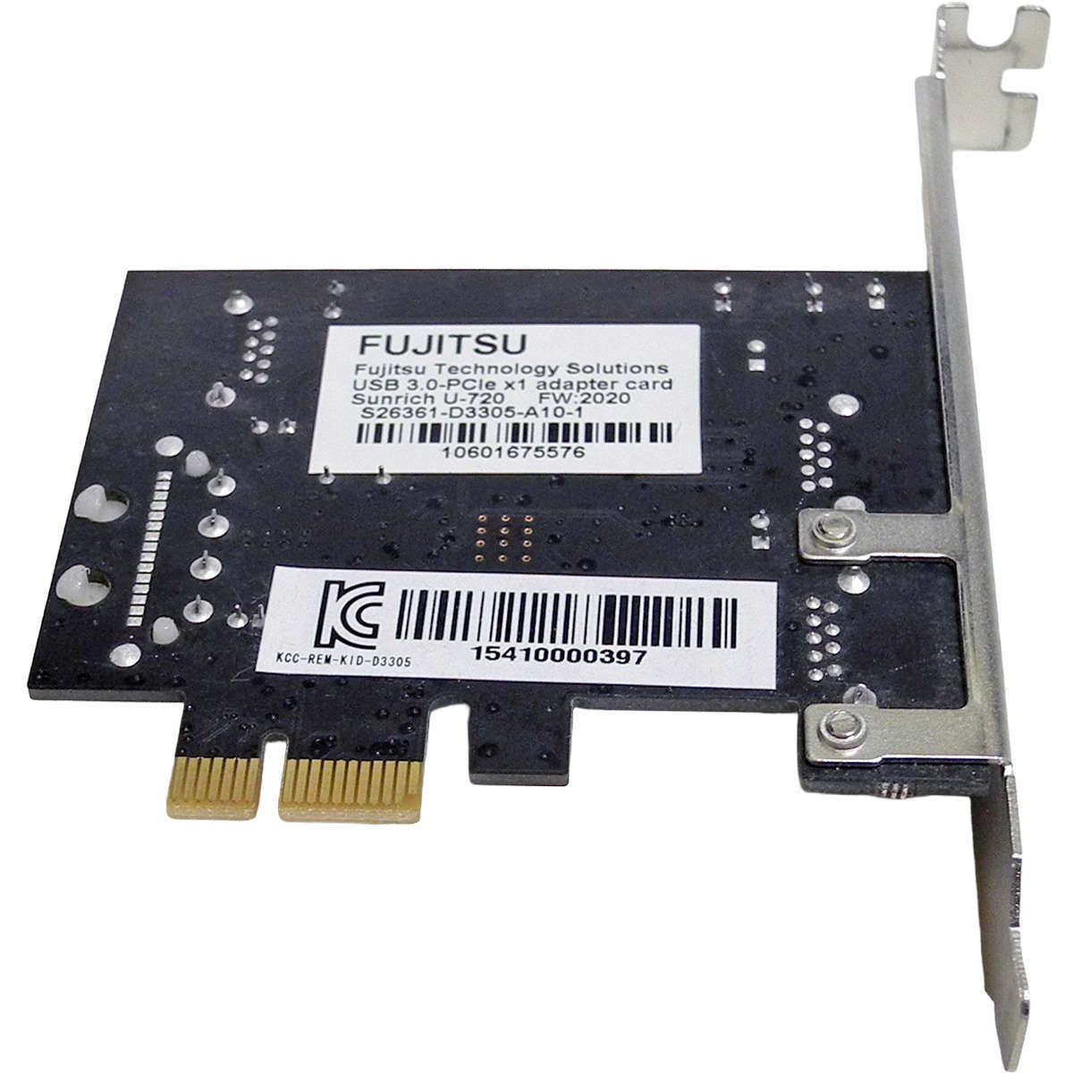 Sunrich-U-720-2-Port-USB-3-0-PCIe-x1-Adapter-Card-005.jpg Sunrich U-720 2-Port USB 3.0 PCIe x1 Adapter Card for Fujitsu Primergy TX150