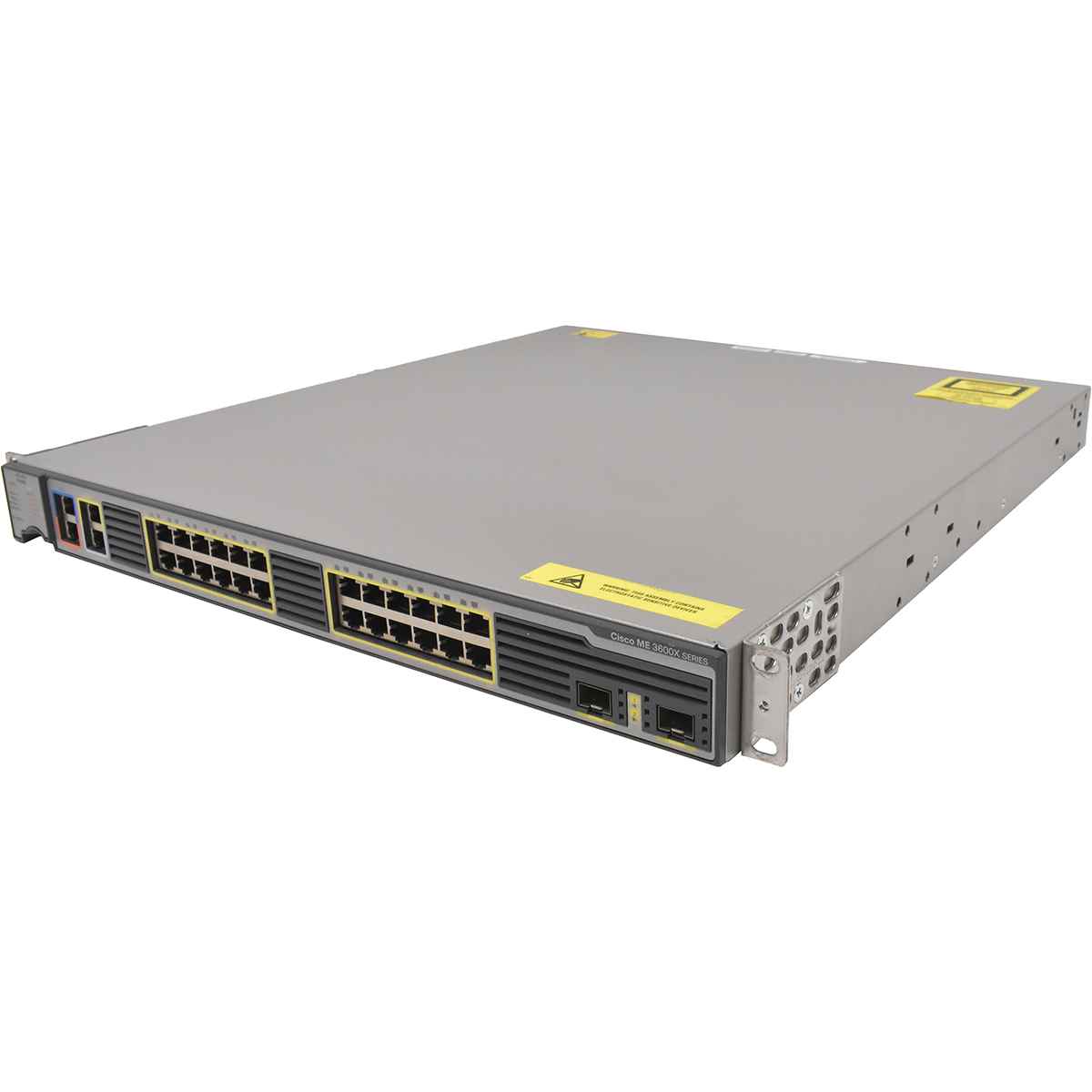 Cisco ME-3600X-24TS-M 24-Port RJ-45 GE 2-Port SFP+ 10G Access Switch 2x PSU Rack Ears