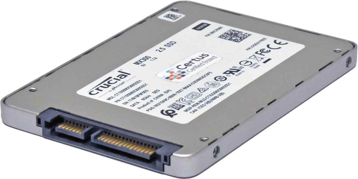 Crucial MX300 1050GB 2.5 Zoll SATA 6Gb/s SSD CT1050MX300SSD1