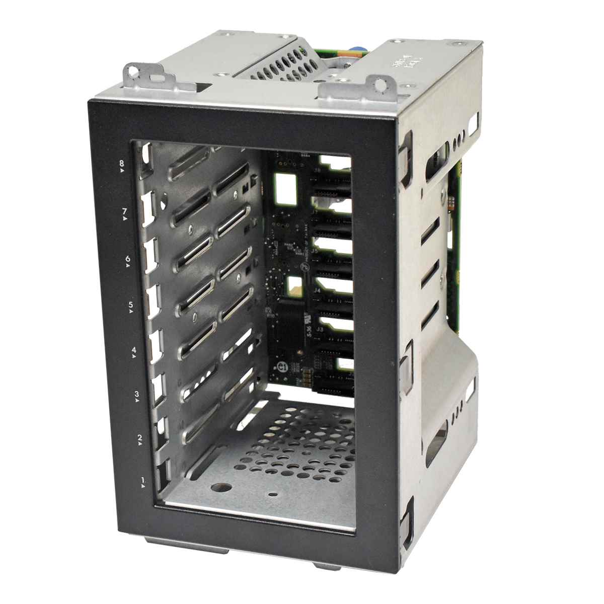 HP Backplane 8x 2,5" HDD Laufwerksschacht + Kabel 660348-001 für ProLiant ML350P Gen8 HP Backplane 8x 2,5" HDD Drive Cage + Cable 660348-001 for ProLiant ML350P G8