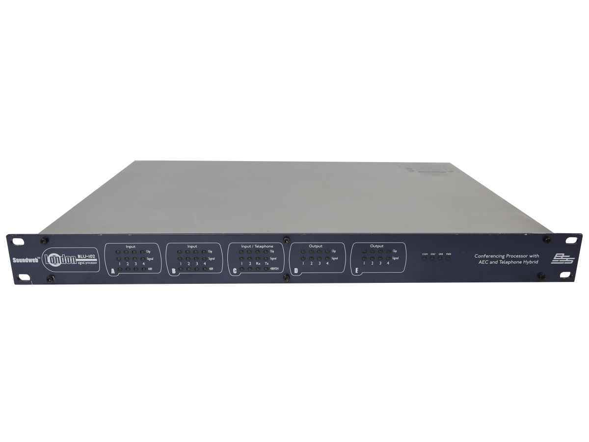 BSS Harman Soundweb London BLU-102 Conferencing Processor BSSBLU102M-EU BSS Harman Soundweb London BLU-102 Conferencing Processor BSSBLU102M-EU