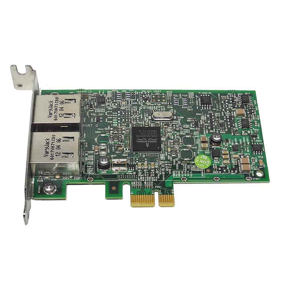 Dell 0557M9 BroadCom 5720 Dual-Port PCIe x1 GbE Netzwerkkarte HP BroadCom 332T Dual-Port PCIe x1 GbE Netzwerkkarte 616012-001 LP