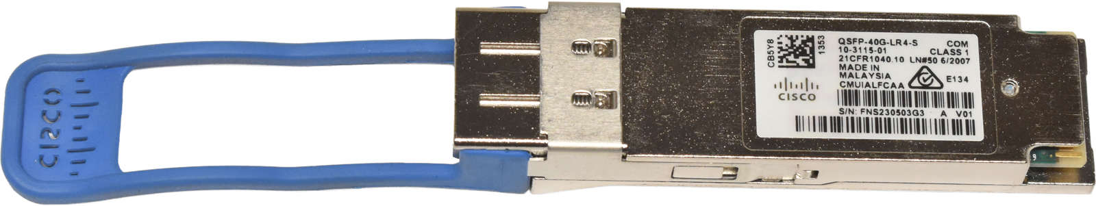 Cisco-QSFP-40G-LR4-S-10-3115-01-40GBASE-LR4-QSFP-1-002.jpg Cisco QSFP-40G-LR4-S 10-3115-01 40GBASE-LR4 QSFP+ 10km Transceiver Module