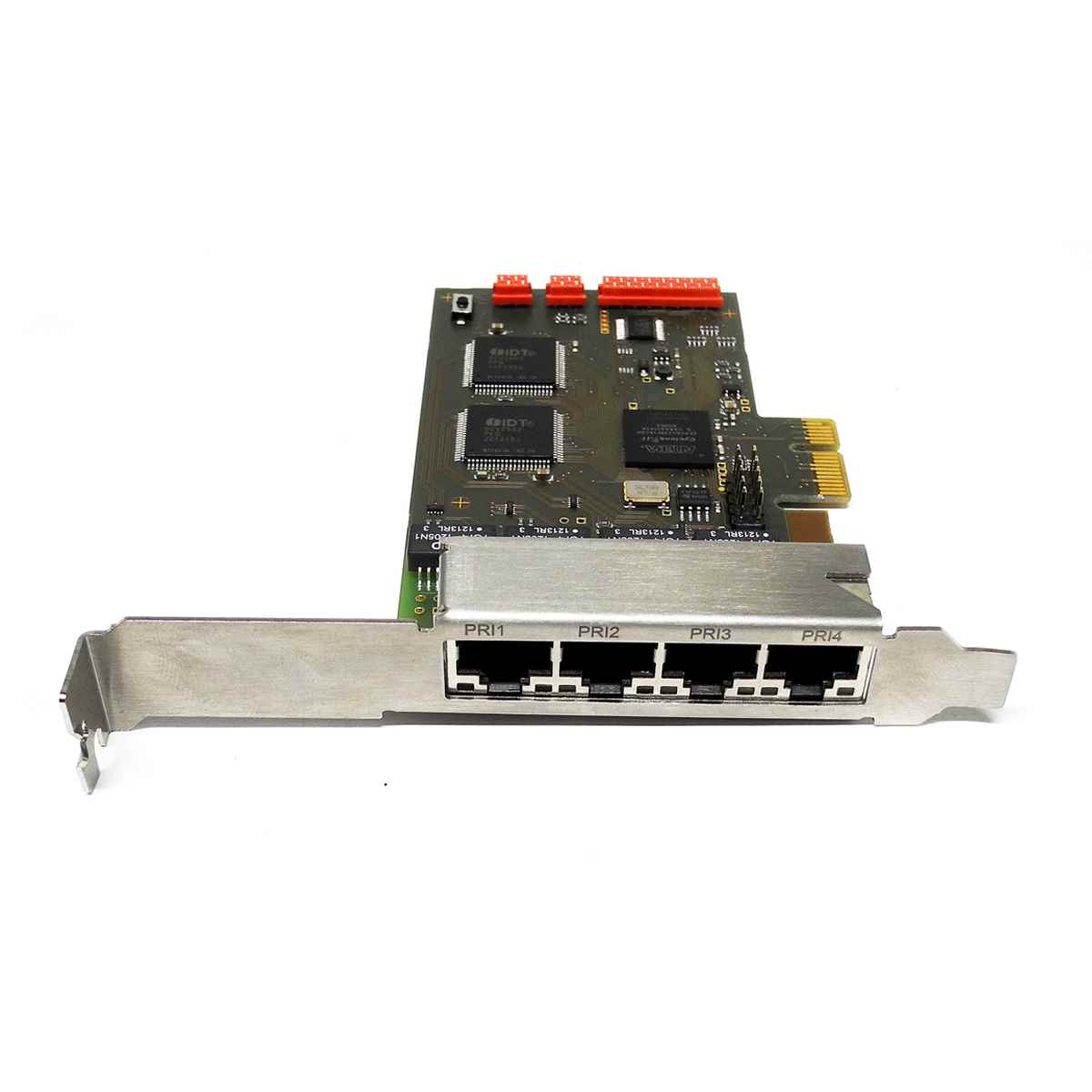 Ferrari QuadE1 LP A5 4xPRI PCIe x1 OfficeMaster Gate Card for Fujitsu Primergy