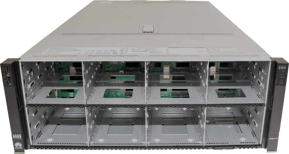 HUAWEI 5288X V5 Server ohne CPU ohne RAM 0 GB RAM mit 2 x Kühler 36x LFF 6x SFF HUAWEI 5288X V5 Server ohne CPU ohne RAM 0 GB RAM mit 2 x Kühler 36x LFF 6x SFF