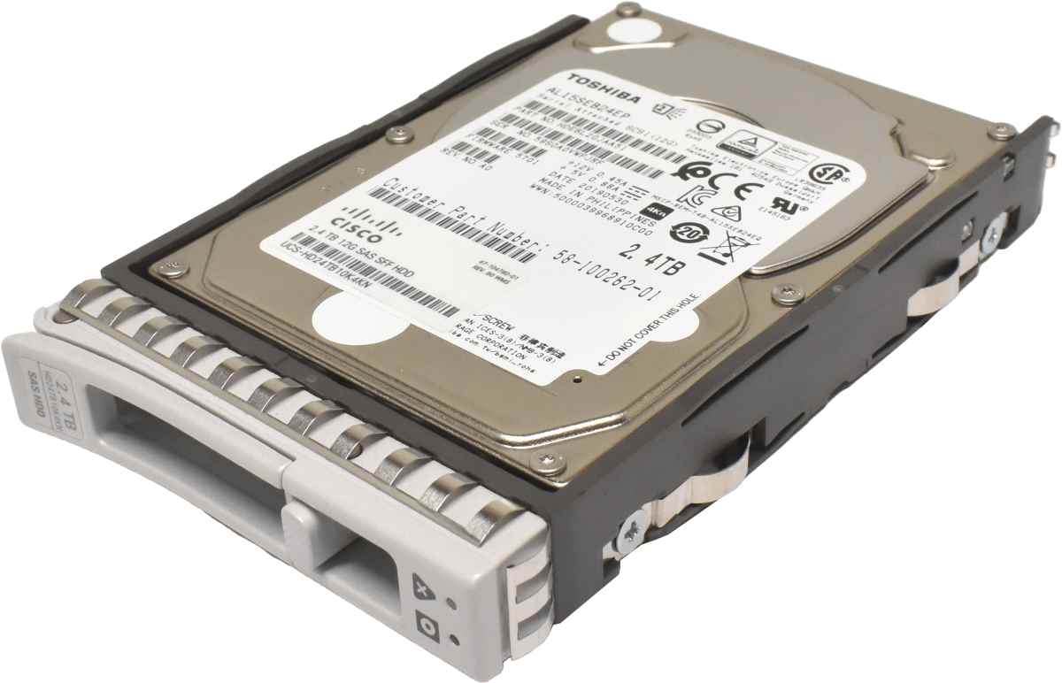 Cisco Toshiba 2.4TB 2.5" 10K 12G SAS SFF HDD Festplatte AL15SEB24EP UCS-HD24TB10K4KN