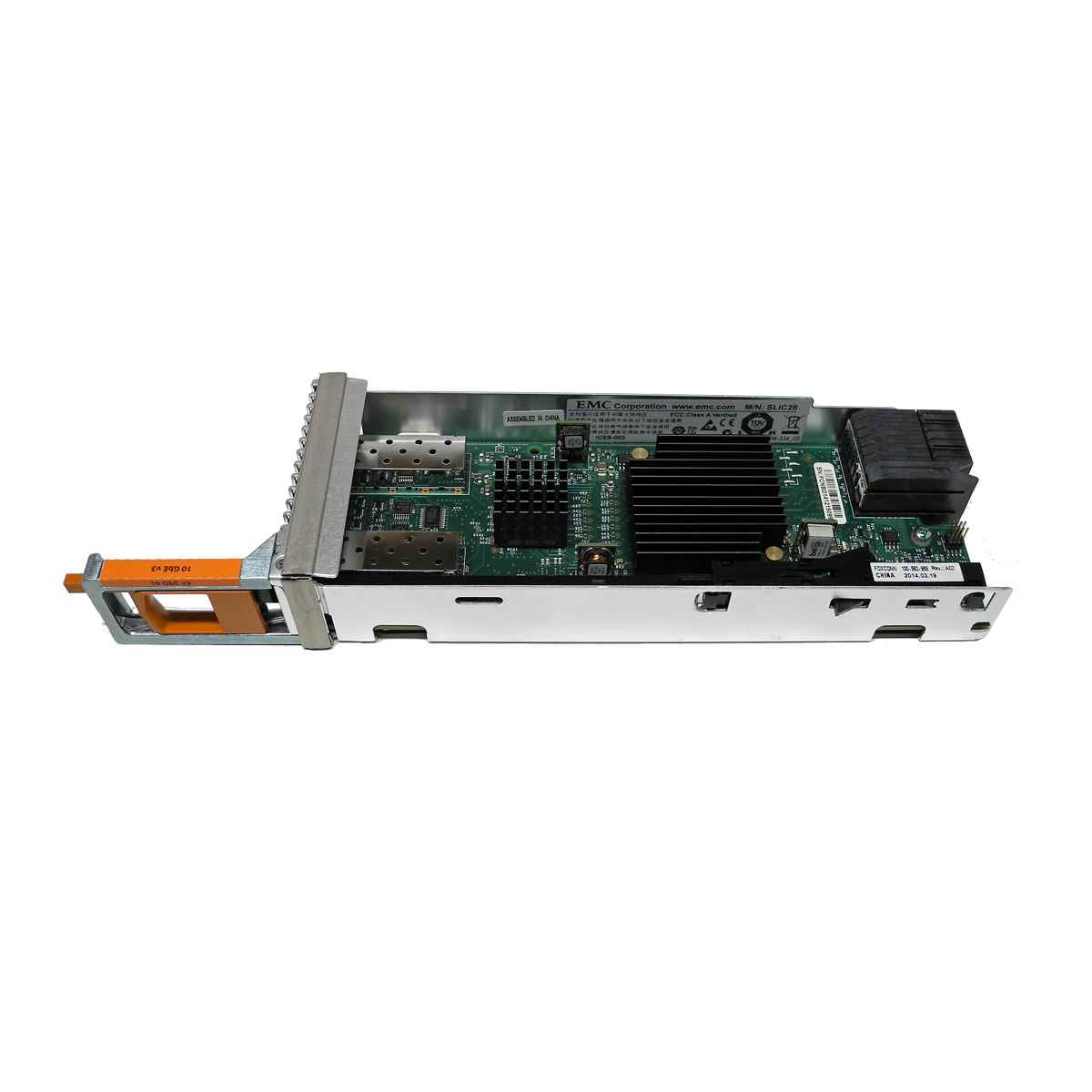EMC UltraFlex I/O SLIC28 10Gb v3 FC Module 303.195.100C.01 + 2x 10Gb SFP+ EMC SLIC28 Dual-Port 10Gb FC UltraFlex I/O Module VNX Storage 303.195.100C.01