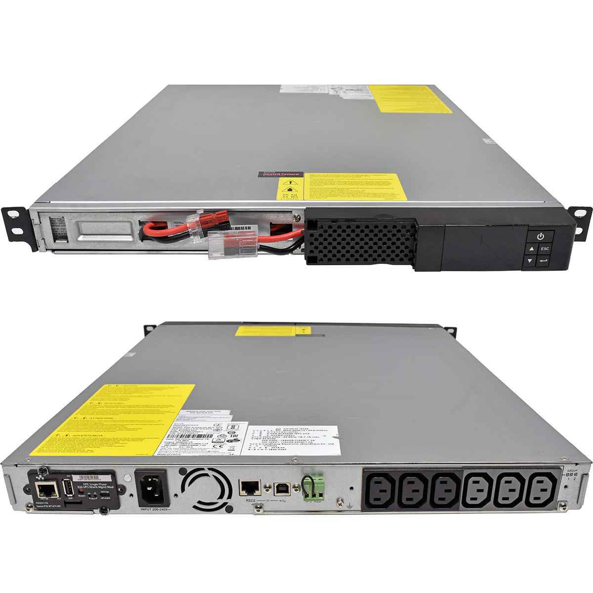 HP R1500 G5 INTL UPS Q1L90A 872504-003 881406-001 1550W +NIC Module +Batteries