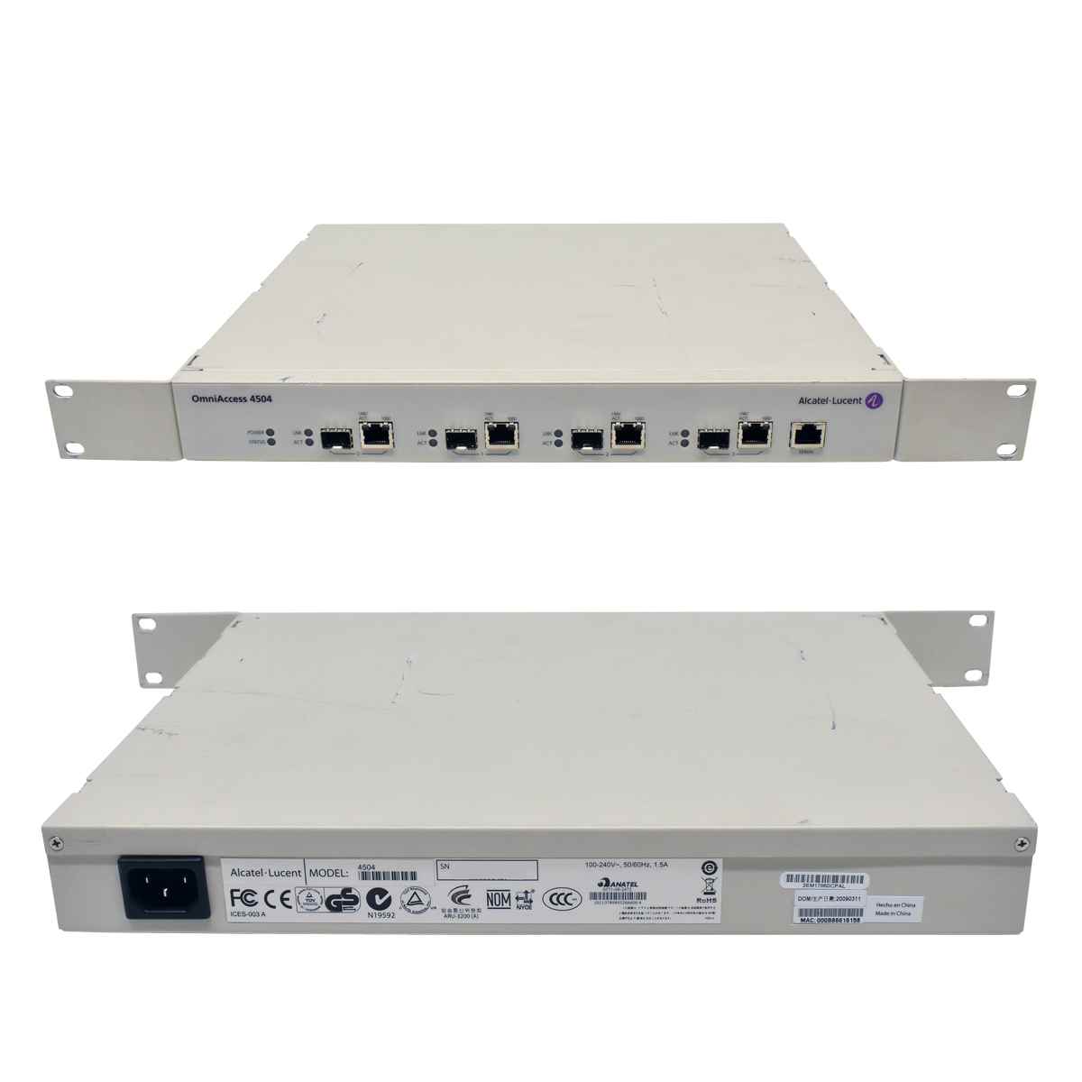 Alcatel Lucent OmniAccess 4504 WLAN Controller Switch