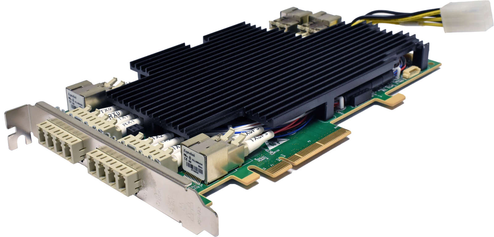Riverbed Quad-Port NIC-1-010G-4SR-BP 410-00191-01 SR Fibre 10G PCIe x8