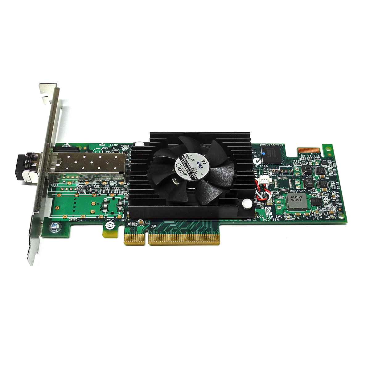 EMULEX DELL LPE16000 Single-Port 16Gb/s FC Host Bus Adapter 061M2K + 16Gb FC SFP EMULEX DELL LPE16000 Single-Port 16Gb/s FC Host Bus Adapter 061M2K + 16Gb FC SFP