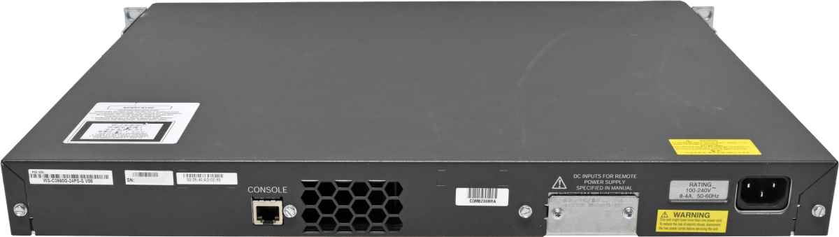 Cisco Catalyst WS-C3560G-24PS-S 24-Port PoE Gigabit Ethernet Switch 4x SFP Rack Ears Cisco Catalyst WS-C3560G-24PS-S 24-Port PoE Gigabit Ethernet Switch 4x SFP Rack Ears
