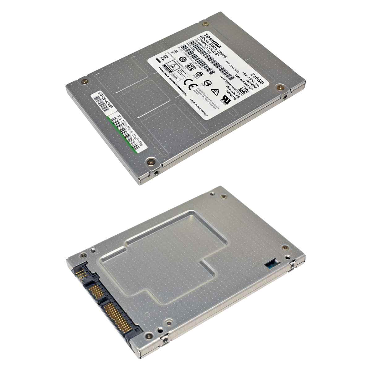 Toshiba 240GB THNSNJ240GCS3 J3HT0102 2.5 Zoll SATA 6G SSD