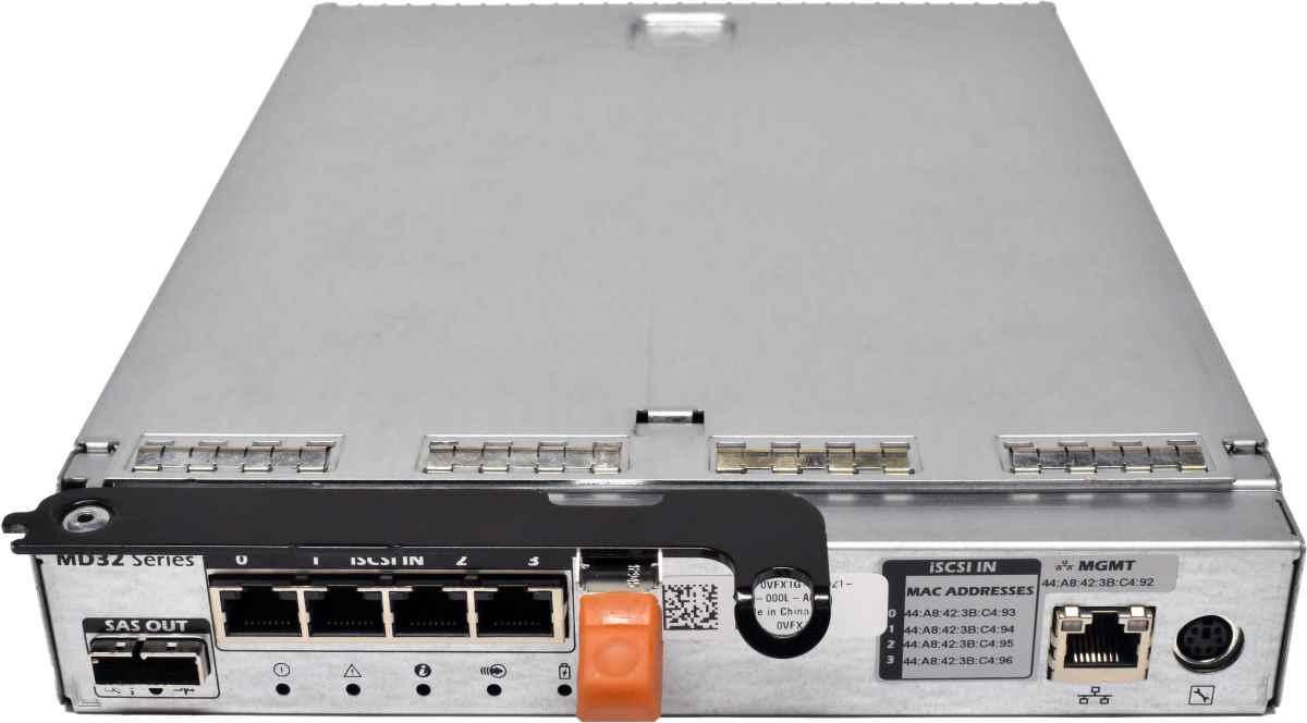 Dell MD32 Series 0VFX1G Quad-Port RJ-45 iSCSI Controller 4GB Cache