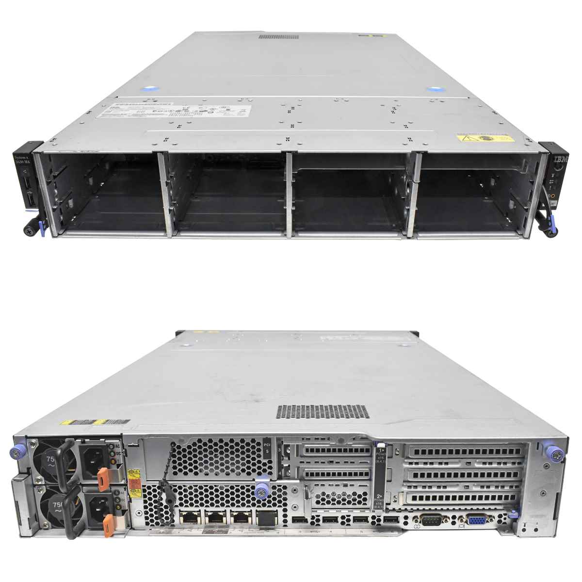 IBM System x3630 M4 Server ohne CPU ohne RAM PC3 2x Kühler 12 x LFF 3,5