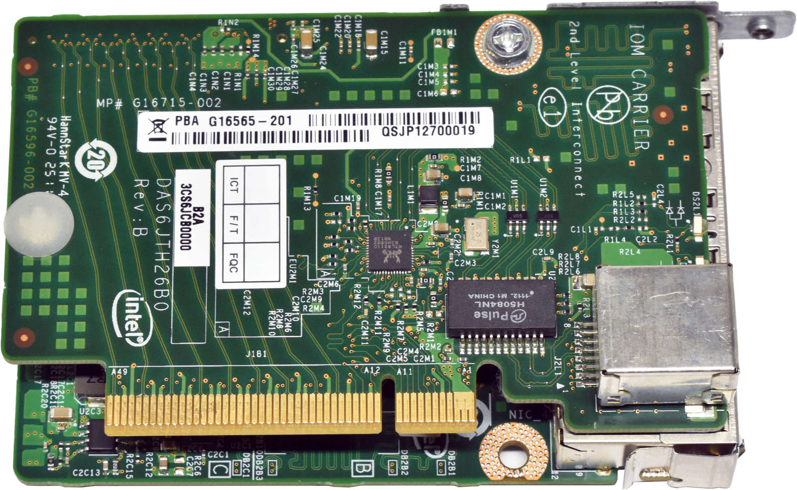 Intel-G15234-250-Quad-Port-RJ-45-GE-NIC-Intel-G165-003.jpg Intel G15234-250 Quad-Port RJ-45 GE NIC + Intel G16565-201 Carrier Card Single-Port RJ-45 GE