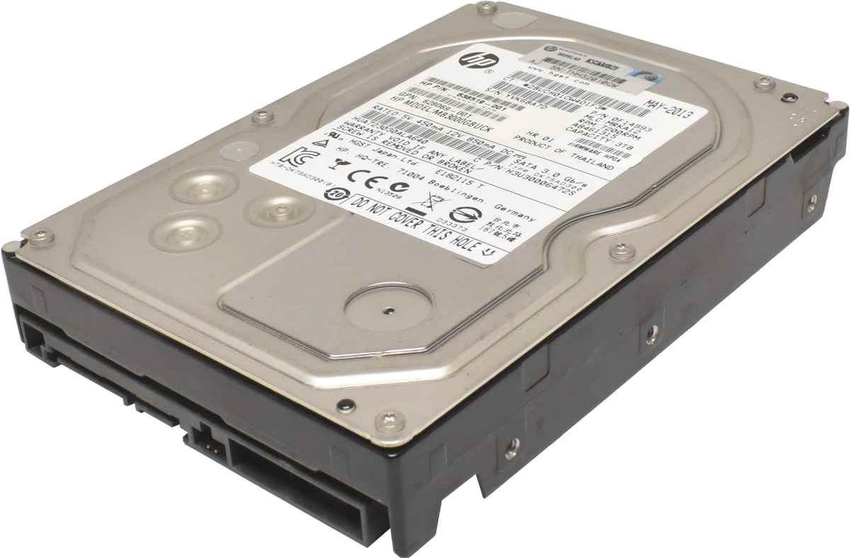 HP Hitachi 3TB 3.5" 7.2K SATA 3G HDD Festplatte HUA723030ALA640 638519-001