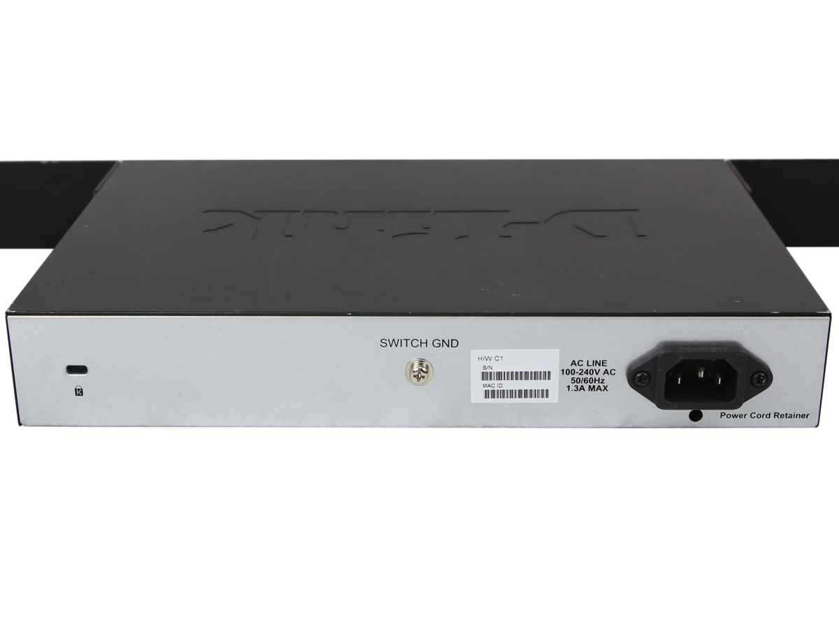 D-Link DGS-1210-10MP 8-Port PoE RJ-45 GE Switch 2x SFP Front panel damaged