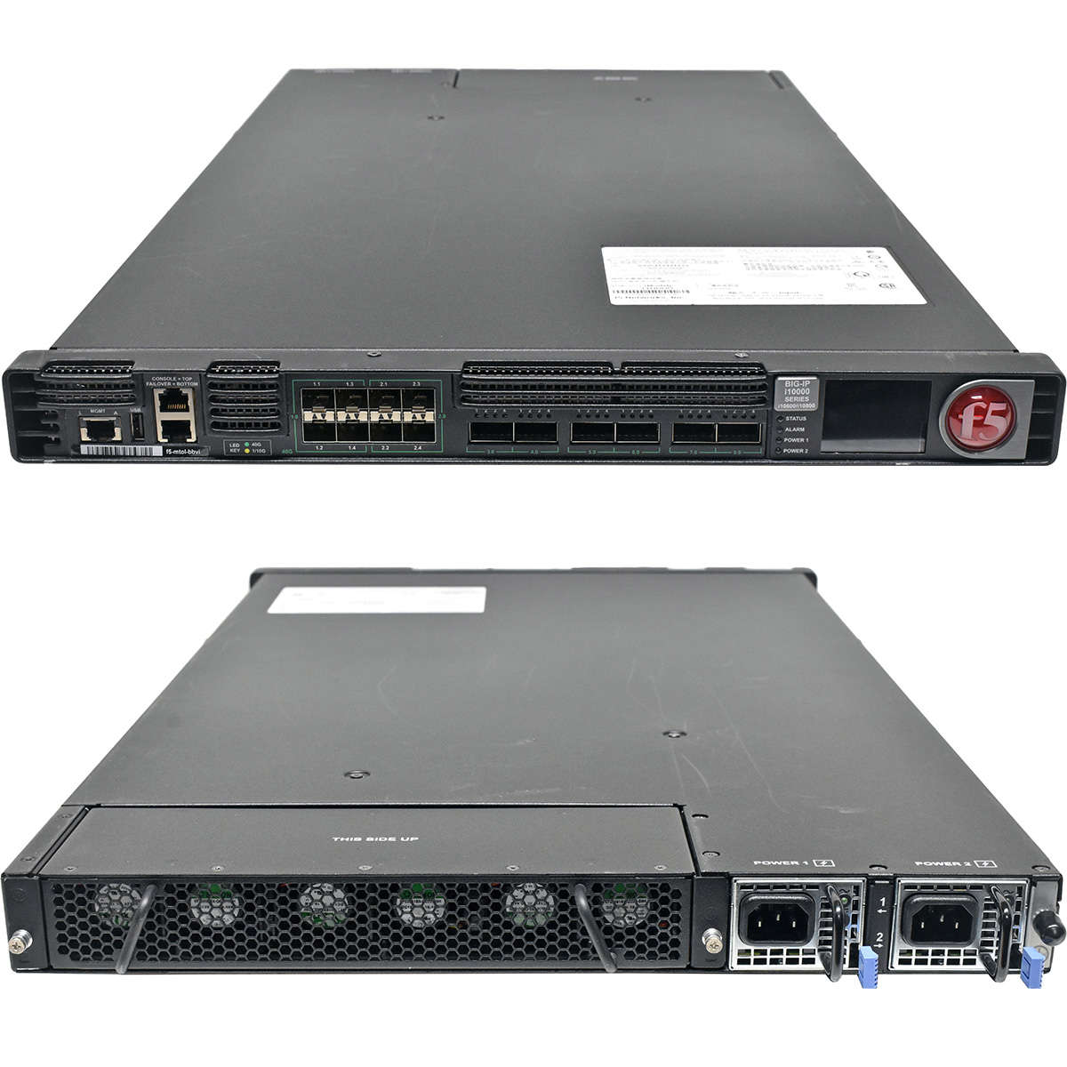 F5 Networks BIG-IP 10000 Series i10600/i10800 Local Traffic Manager 1x Intel Xeon E5-1660 v4 128GB RAM no HDD no OS