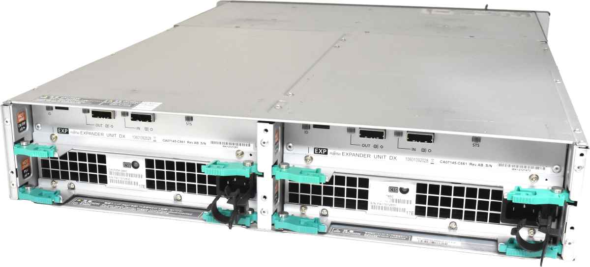 Fujitsu Eternus Storage DX80 Expansion FTS: ETLDE2AG 12 Bay 3,5" 2x CA07145-C611 2x PSU