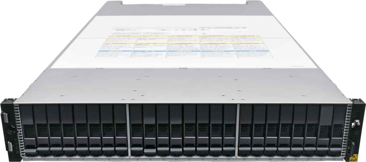 Hitachi Storage E590 4x Bronze 3204 CPU 768GB RAM PC4 24x SFF 2,5 2x I/O 3293417-A 2x 3293225-A 2x 3293221-A