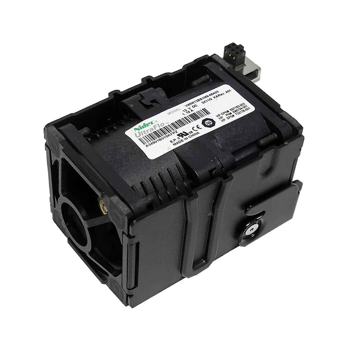 HP 732136-001 Fan Lüfter ProLiant DL360p DL360e Gen8 697183-003 696154-001 HP 732136-001 Fan Lüfter ProLiant DL360p DL360e Gen8 697183-003 696154-001