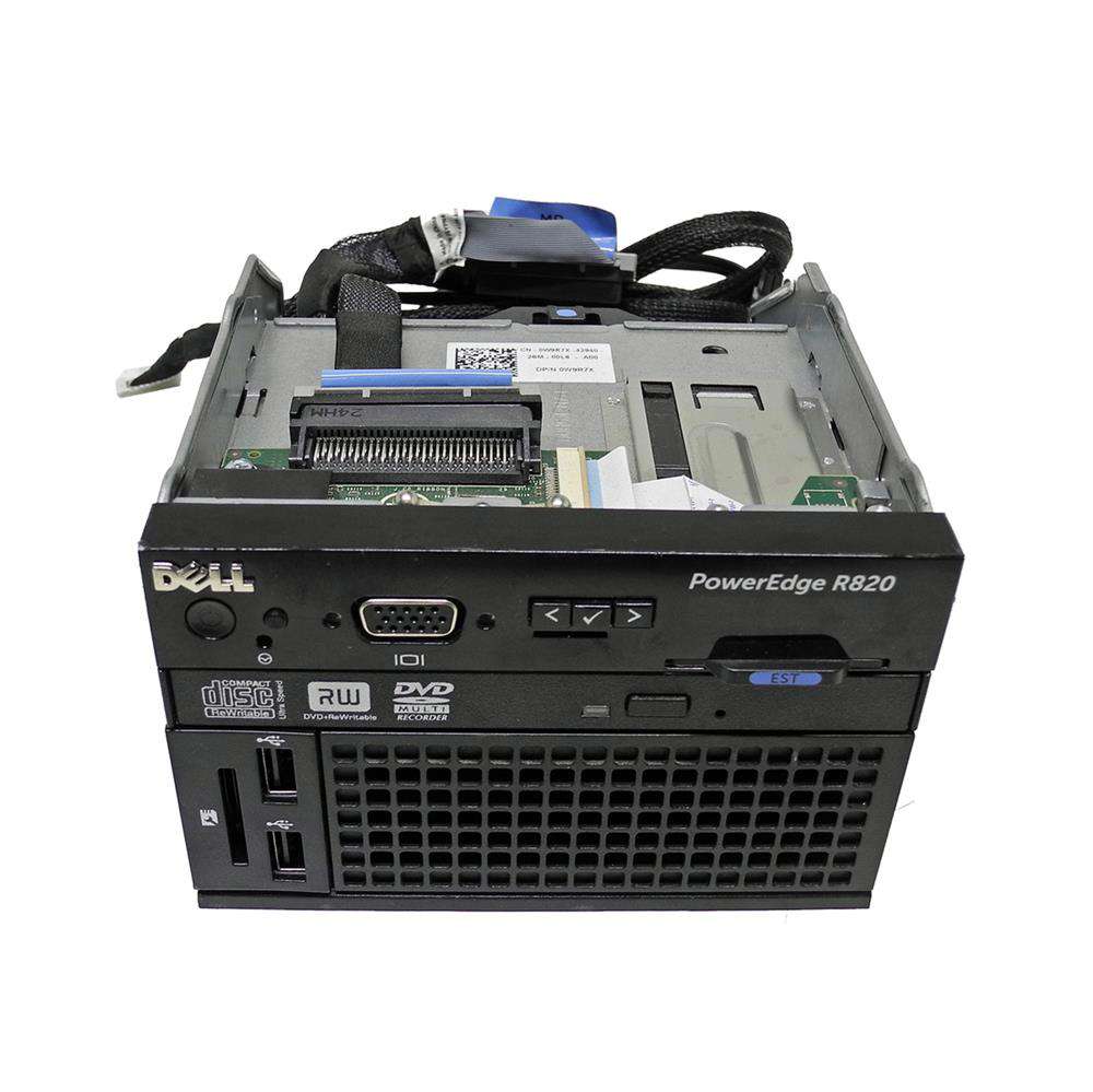 DELL PowerEdge R820 Control Panel Assembly 0W9R7X + Kabel 06YPN4 0J8D9G 0C05Y7