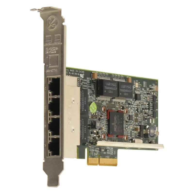 DELL Broadcom 5719 4-Port PCIe x4 Gbit Ethernet Netzwerkkarte KH08P HY7RM FP