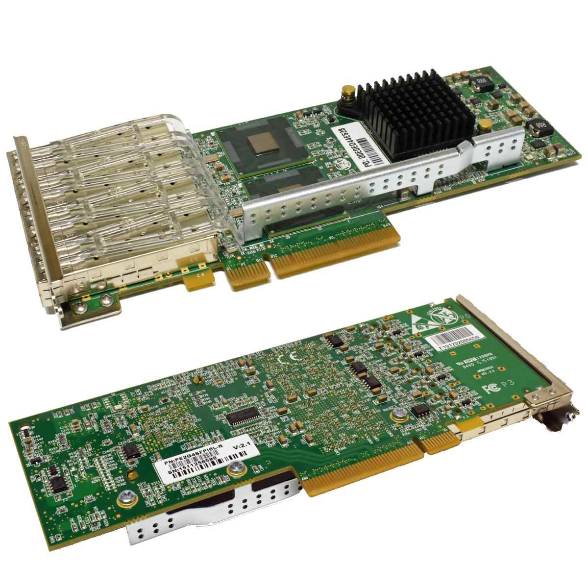 Silicom PE2G4SFPI6L-R Quad Port Fibre Channel GbE PCI-Express x8 Server Adapter Silicom PE2G4SFPI6L-R Quad Port Fibre Channel GbE PCI-Express x8 Server Adapter