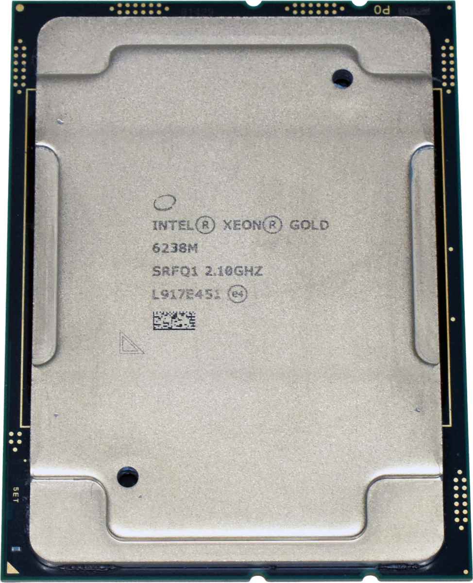 Intel Xeon Gold Processor 6238M 22-Core 2.10 GHz 30,25 MB Cache SRFQ1 FCLGA3647 Intel Xeon Gold Processor 6238M 22-Core 2.10 GHz 30,25 MB Cache SRFQ1 FCLGA3647