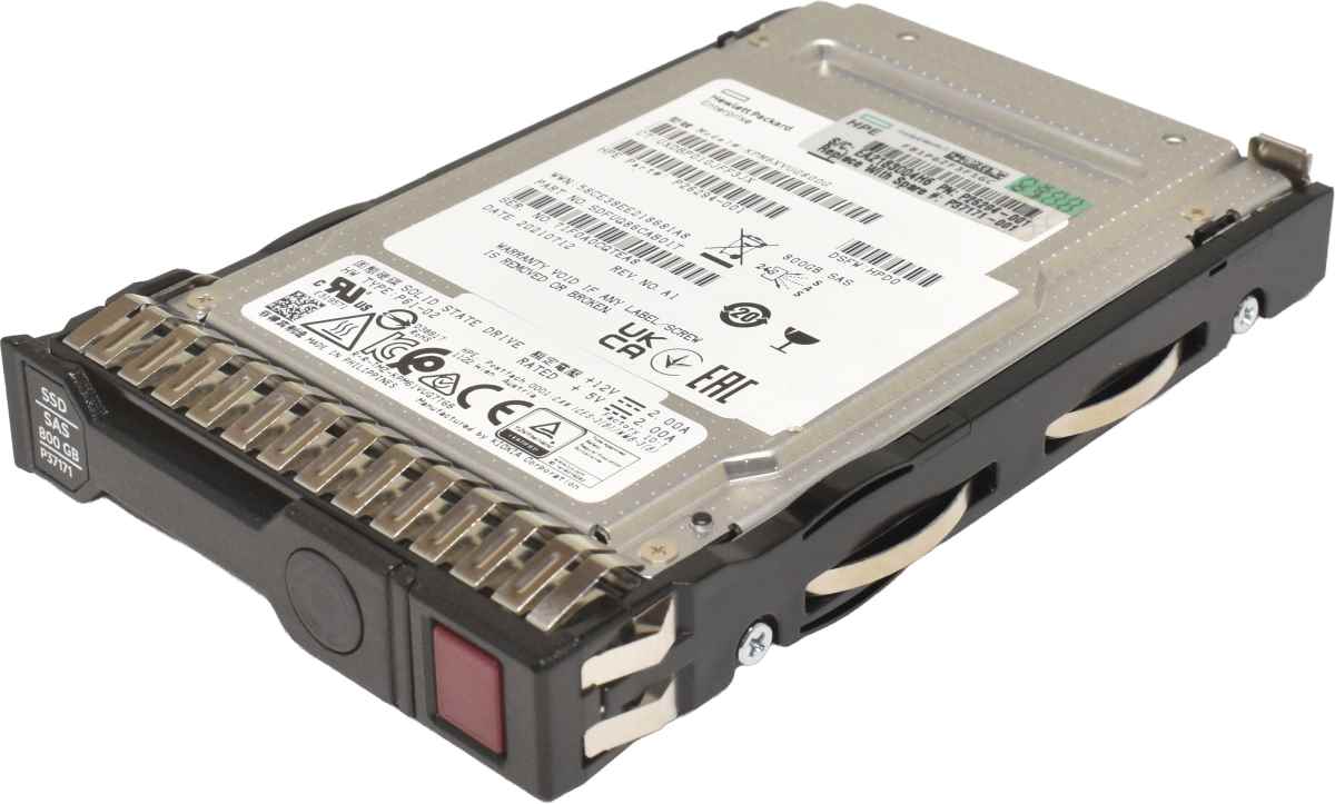 HP 800GB KPM6XVUG800G 2.5" 24G SAS SSD P37171-001 P26294-001 Gen10 & Gen10 Plus