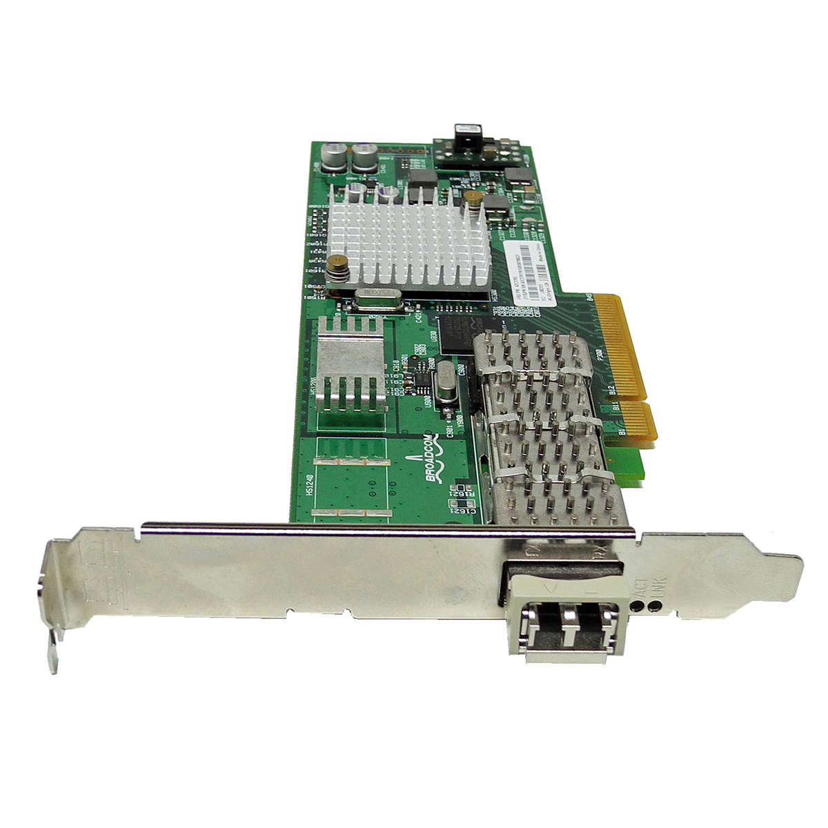 IBM-BroadCom-10GbE-XFP-FC-PCIe-x8-Netzwerkkarte-42-003.jpg IBM BroadCom 10GbE XFP FC PCIe x8 Netzwerkkarte 42C1792 +10Gb XFP Transceiver