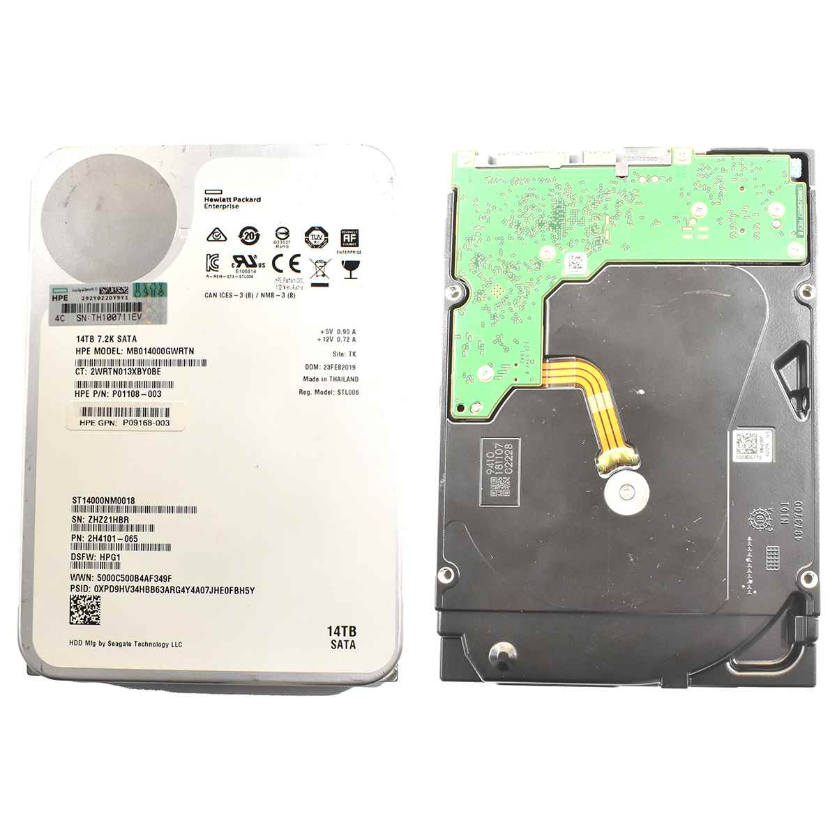 Seagate Exos Enterprise X14 14TB 6G 7,2K SATA HDD Festplatte ST14000NM0018 HP P01108-003 Seagate Exos Enterprise X14 14TB 6G 7,2K SATA HDD Festplatte ST14000NM0018 HP P01108-003