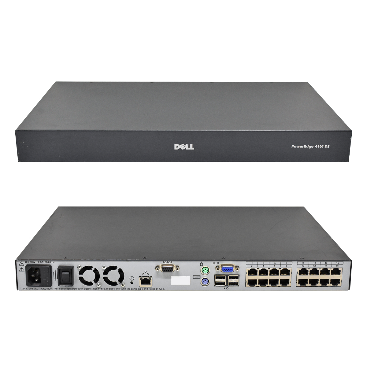 Dell PowerEdge 4161 DS 520-396-501 16-Port Fast Ethernet KVM Switch Dell PowerEdge 4161 DS 520-396-501 16-Port Fast Ethernet KVM Switch