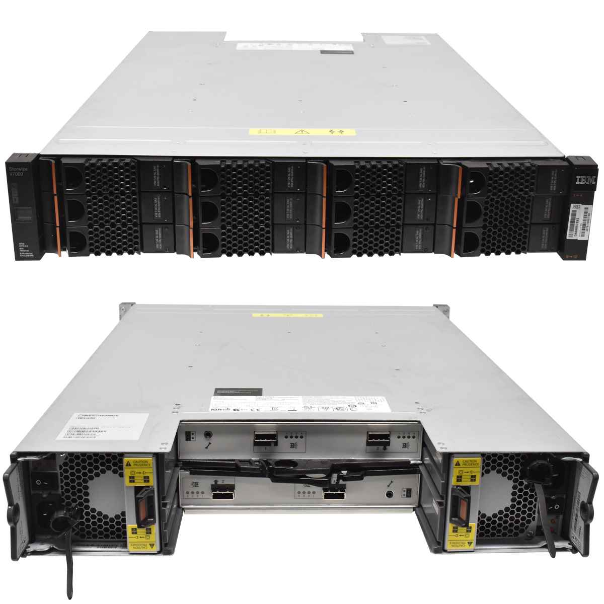 IBM Storwize V7000 Disk System Storage 2076-212 2x Controller 00AR041 +2x PSU IBM Storwize V7000 Disk System Storage 2076-212 2x Controller 00AR041 +2x PSU