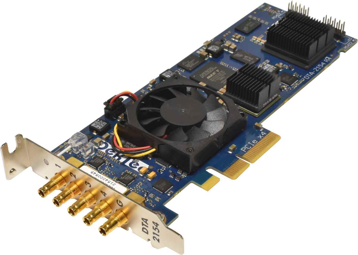 DekTec DTA-2154 R4 Quad HD-SDI / ASI Ports for PCle + genlock LP