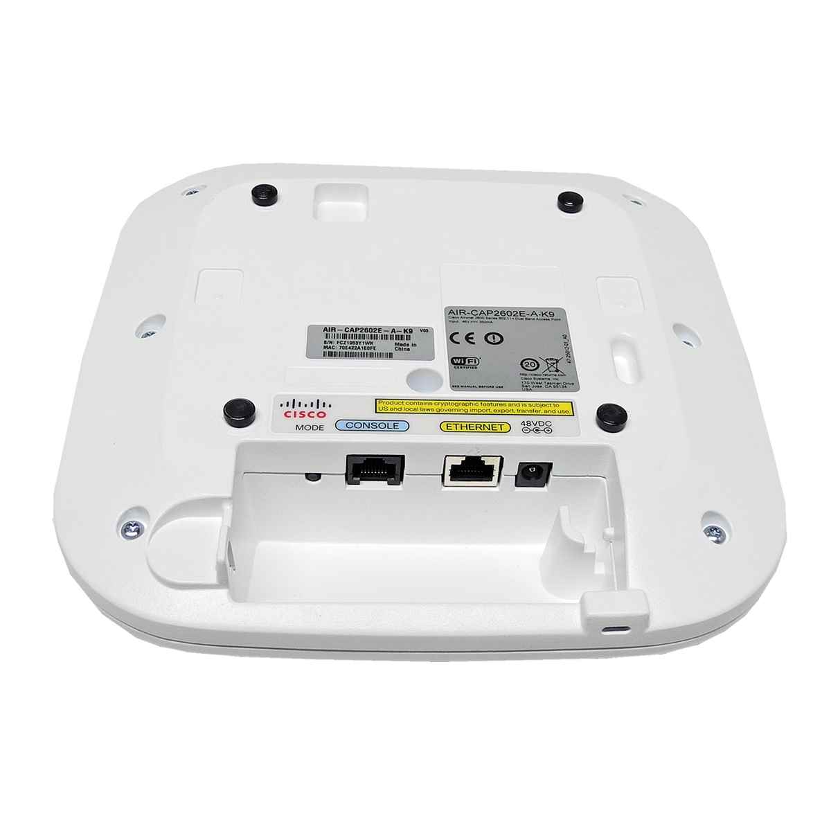 Cisco AIR-CAP2602E-A-K9 Aironet RJ45 PoE IEEE 802.11n Dual Band Access Point Cisco AIR-CAP2602E-A-K9 Aironet RJ45 PoE IEEE 802.11n Dual Band Access Point