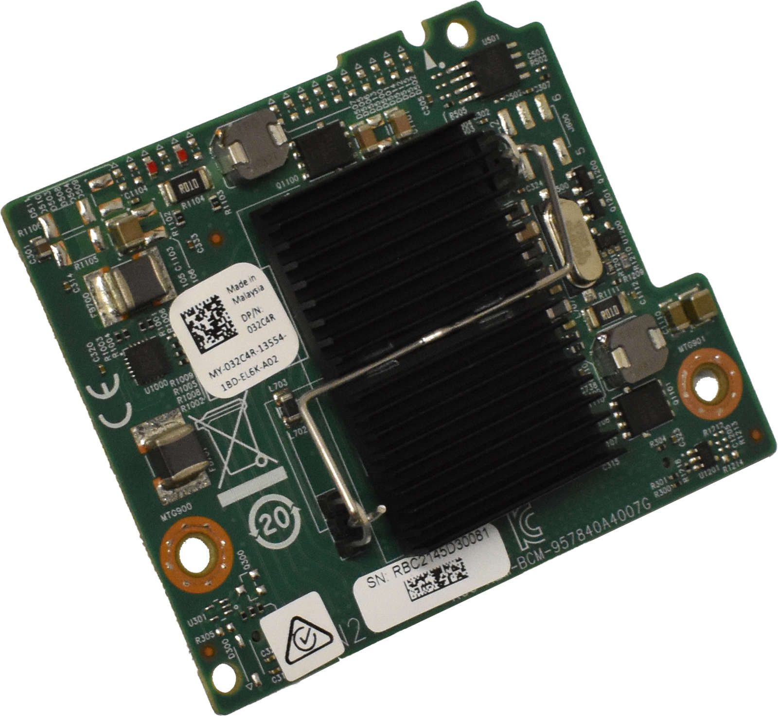 DELL Broadcom 57840S 10G Quad Port Mezzanine Network Daughter 032C4R