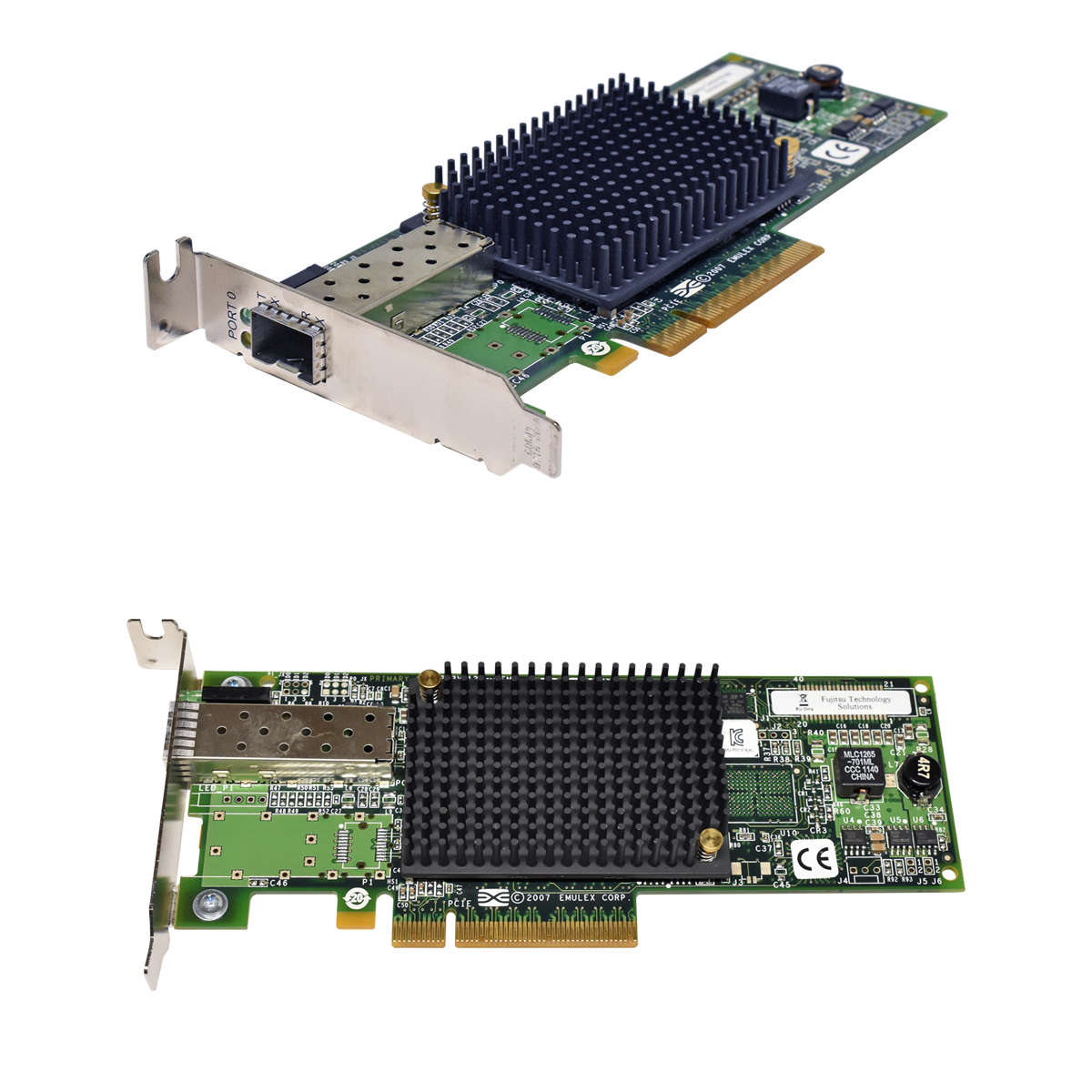 Fujitsu-EMULEX-LPE1250-8Gb-s-PCIe-x8-FC-Adapter-P0-001.jpg Fujitsu EMULEX LPE1250 8Gb/s PCIe x8 FC Adapter P002181-10A LP