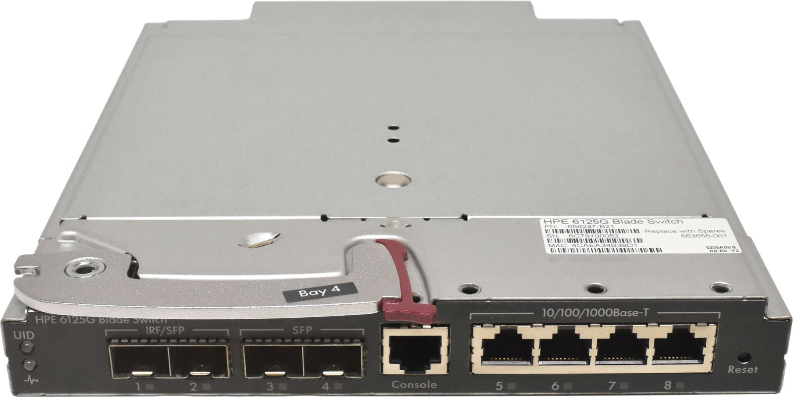 HP 6125G Blade Switch Modul 658247-B21 8-Port GE für BladeSystem c3000 c7000
