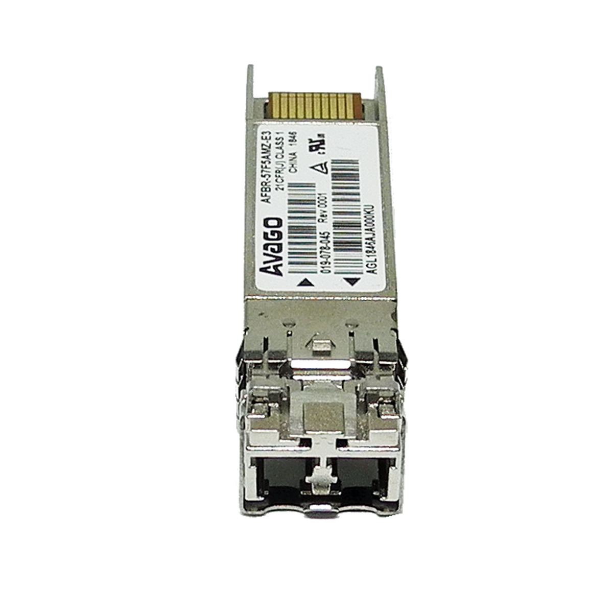 AVAGO AFBR-57F5AMZ-E3 EMC 16Gb FC SFP+ SWL 850 nm Transceiver 019-078-045 AVAGO AFBR-57F5AMZ-E3 EMC 16Gb FC SFP+ SWL 850 nm Transceiver 019-078-045
