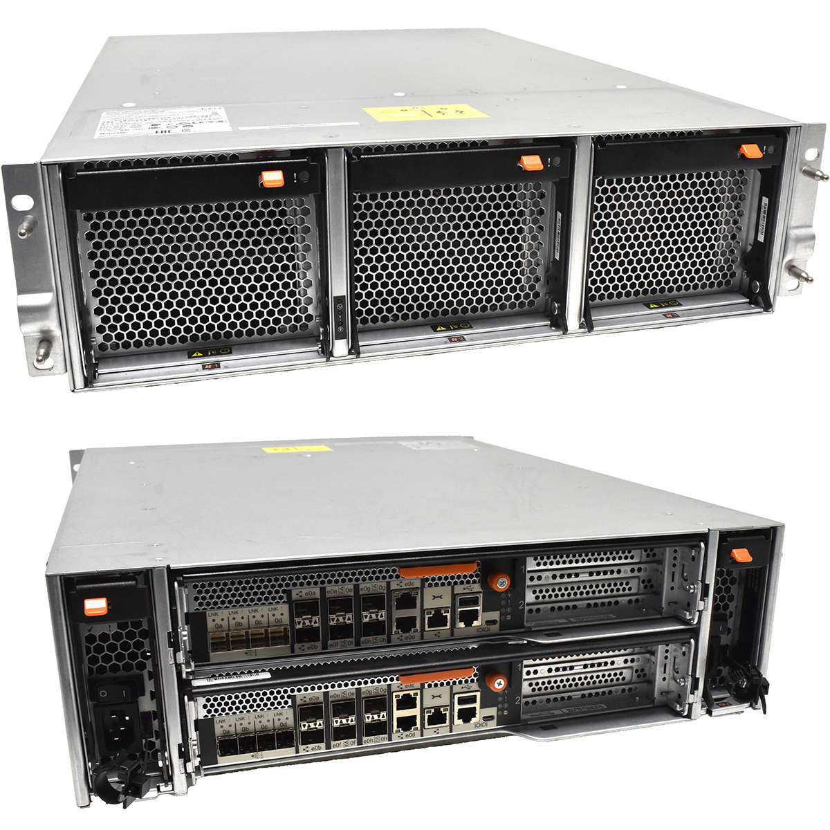 NetApp-Storage-AFF-A300-2x-D-1587-256GB-PC4-2x-Con-006.jpg NetApp Storage AFF A300 2x D-1587 256GB PC4 2x Controller 111-02493 ohne Frontblende #1