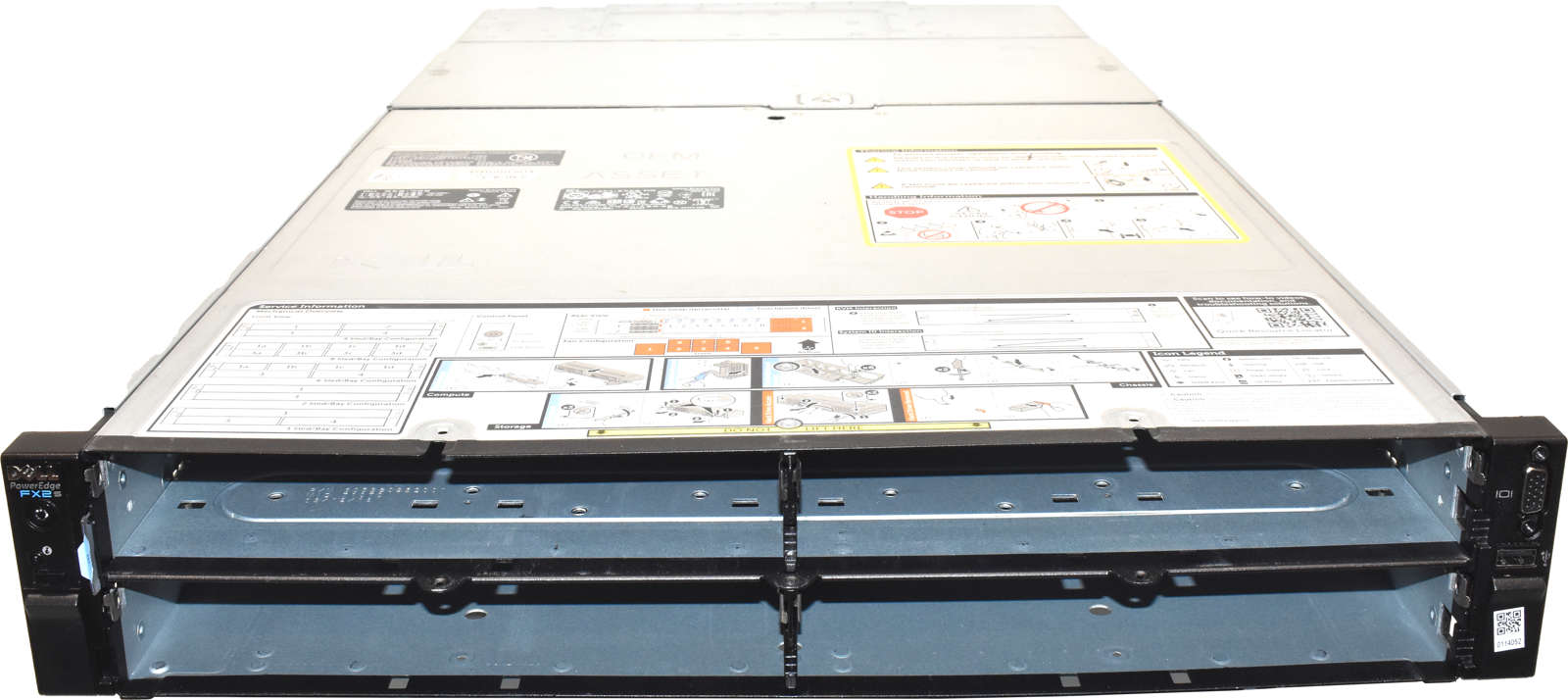 Dell PowerEdge FX2s Rack Server 0XJ6VP CMC 2x FN2210S 8xGBIC 8x Riser Module 2x PSU