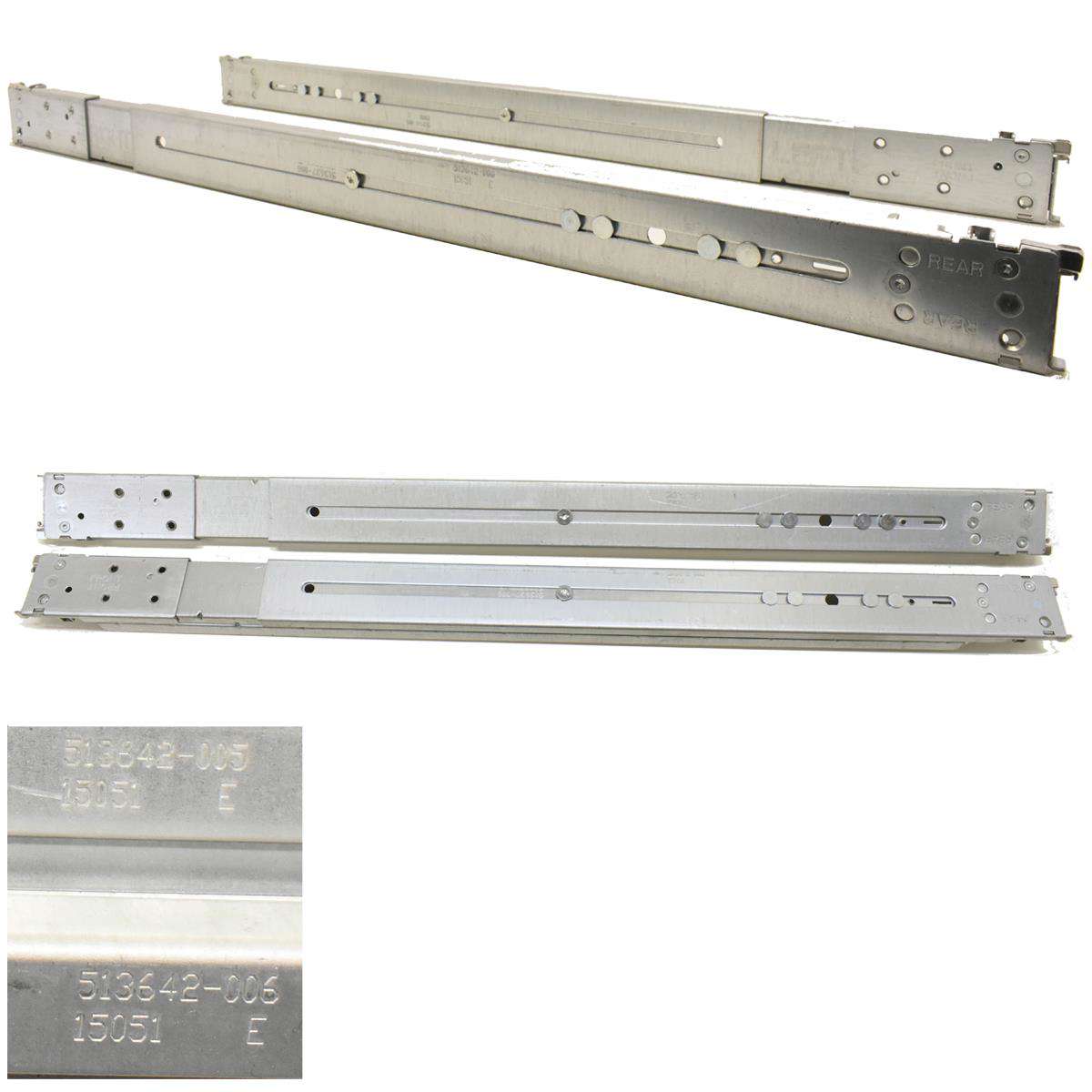 HP-Rackmount-Rails-Kit-513642-005-513642-006-DL160-001.jpg HP Rackmount Rails Kit 513642-005 513642-006 DL160 / DL180 / DL320 G6 Left+Right
