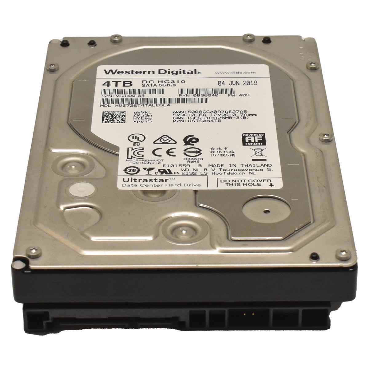 Toshiba WD 4TB 3.5" SATA HDD Festplatte HUS726T4TALE6L4 7200 rpm SATA III Toshiba WD 4TB 3.5" SATA HDD Festplatte HUS726T4TALE6L4 7200 rpm SATA III