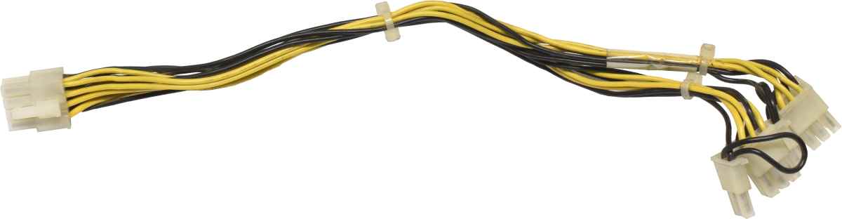 Gigabyte Power Cable / Stromkabel 8-pin / 2x 6+2-pin 30cm für G292-Z20 25CRI-250903-Y4R