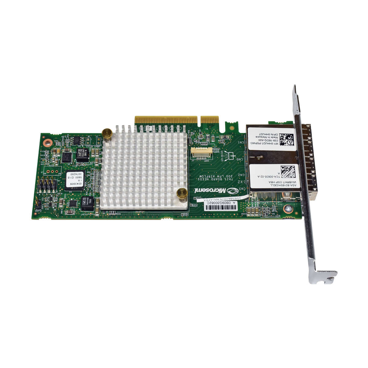 Dell-Microsemi-4-Port-12G-MiniSAS-HD-PCIe-x8-Host-004.jpg Dell Microsemi 4-Port 12G MiniSAS HD PCIe x8 Host Bus Adapter ASA-80165H 0HHJD7