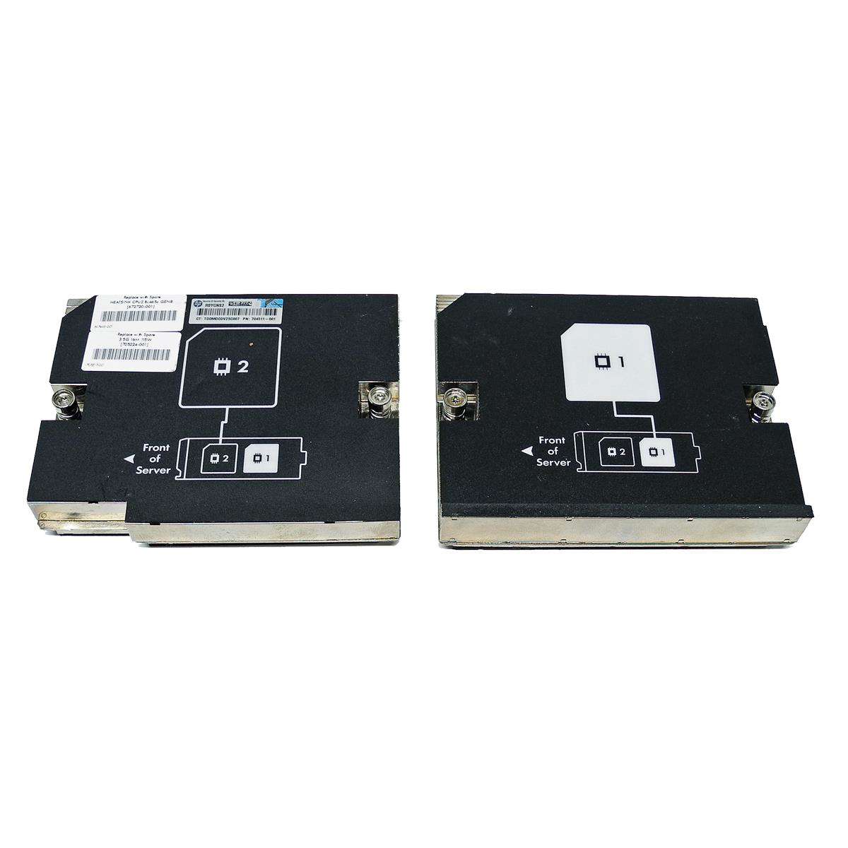 HP ProLiant BL465c G8 CPU Heatsink Kühler Dual Set 672721-001 672720-001