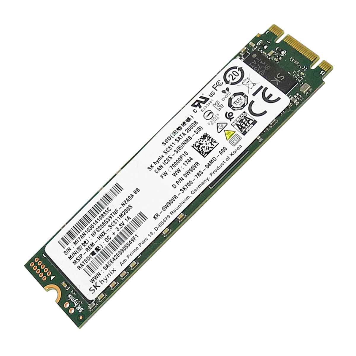 Dell SK hynix SC311M280S Solid State Drive (SSD) 256 GB M.2 2280 SATA 0W90VR