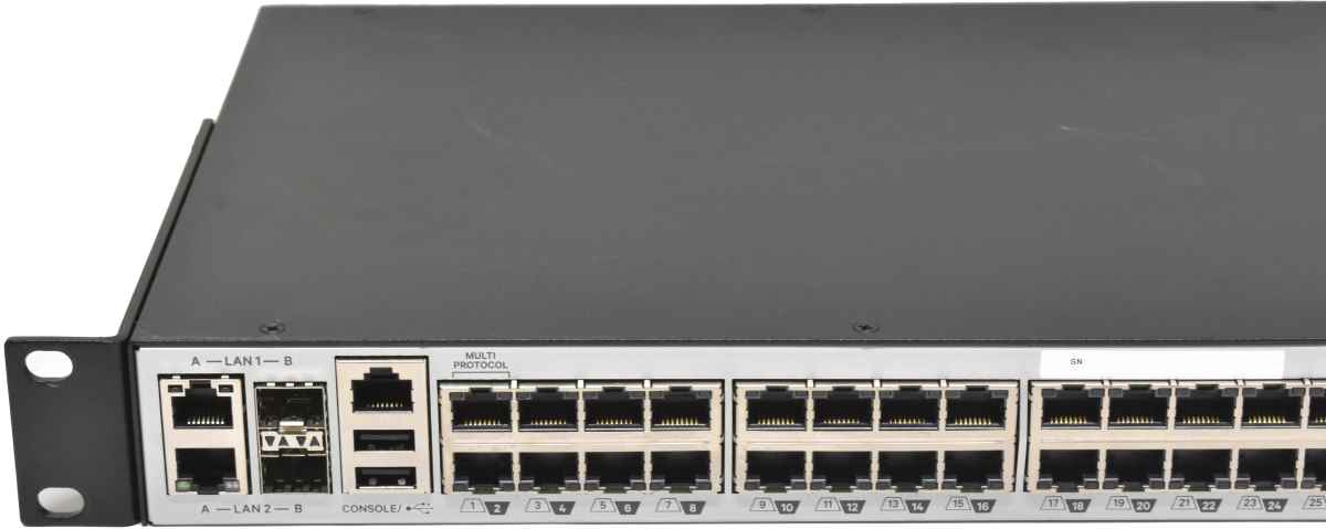 Vertiv Avocent ACS8048DAC 48-Port Advanced Console Server 500-328-502 +Rack Ears